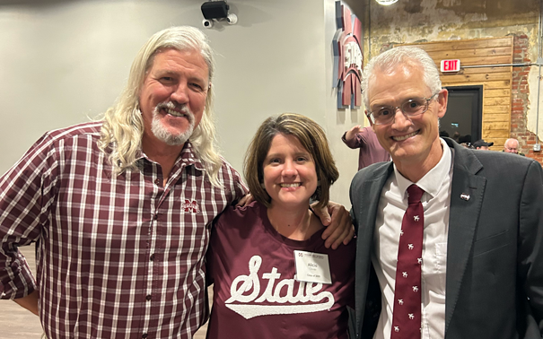 Three veterinarians at the CVM Alumni Weekend